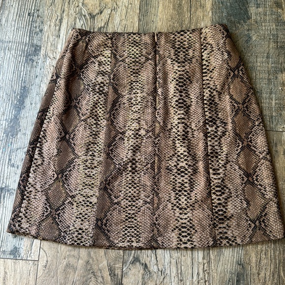 Snake skin pattern pencil skirt - Picture 4 of 5